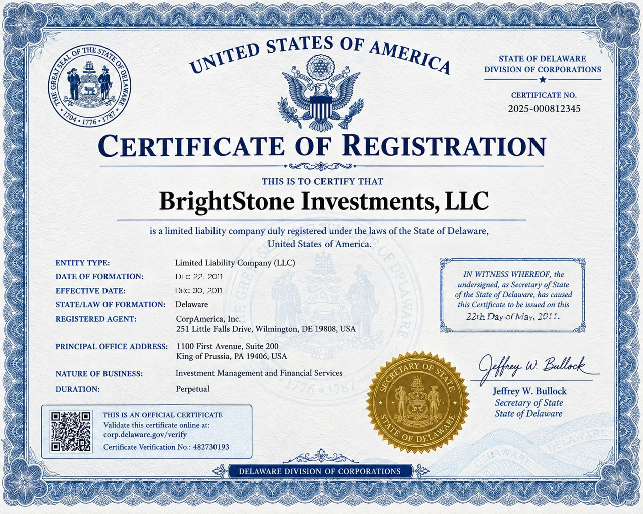 Certificate of Company Registration